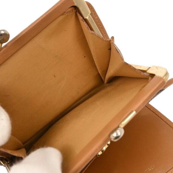 Celine Brown PVC Macadam Wallet - Picture 7 of 8